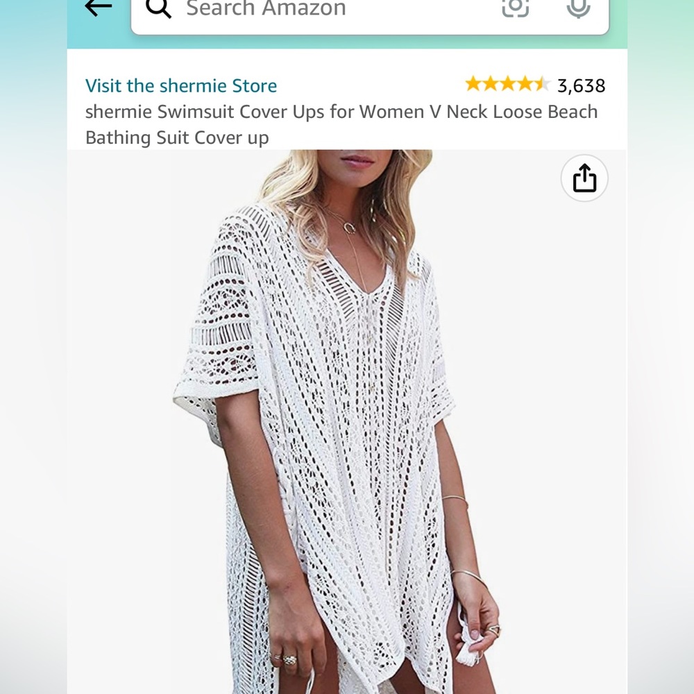 Shermie Swim Covers in White -